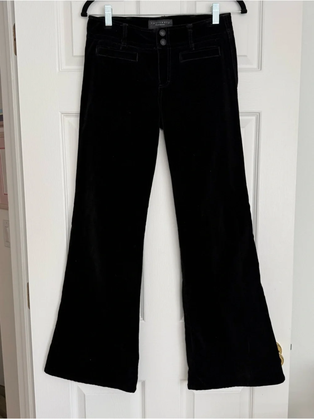 Sanctuary Supernova Velvet Wide Leg Pant
